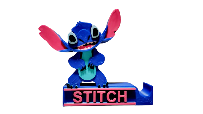 Apoya celular de Stitch